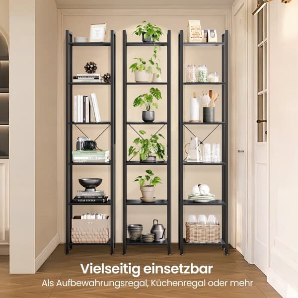 Stående bogreol - Opbevaringsbord med flere niveauer