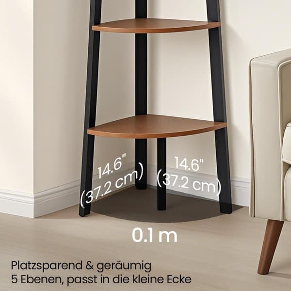 Corner Board - Ladder -formet reol med 5 niveauer