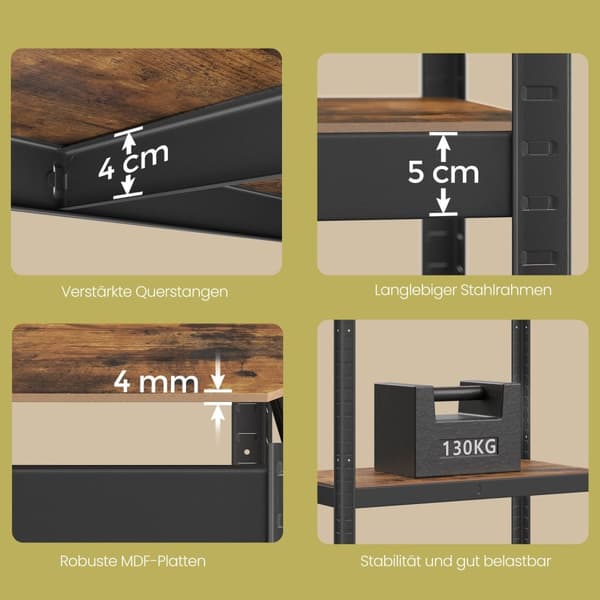 Standing Storage Board - Bokhylla med öppna fack, multifunktionella