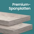 Miniatyrbillede 3 af 5: Corner Board - Wall hylde med 5 niveauer, flydende design til bøger