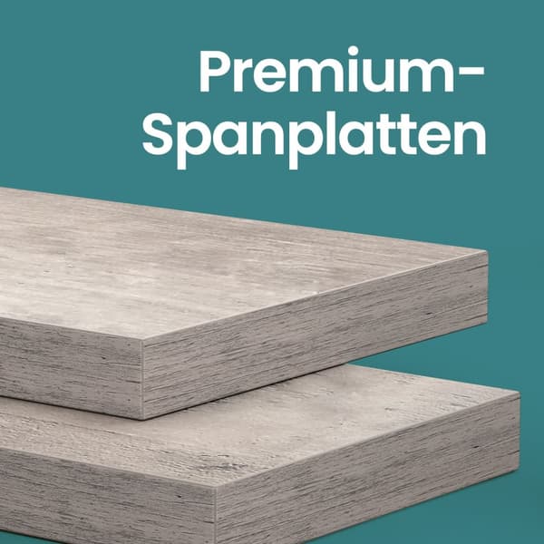Corner Board - Wall hylde med 5 niveauer, flydende design til bøger