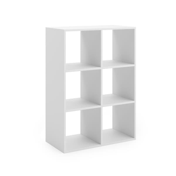 Kob Lonii bogreol 2x3 hvid