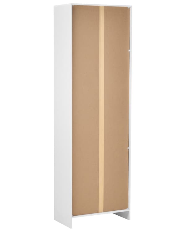 Bogreol hvid fiberplade 5 hylder bogreol Skandinavisk stil