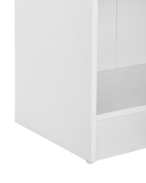Bogreol hvid fiberplade 5 hylder bogreol Skandinavisk stil