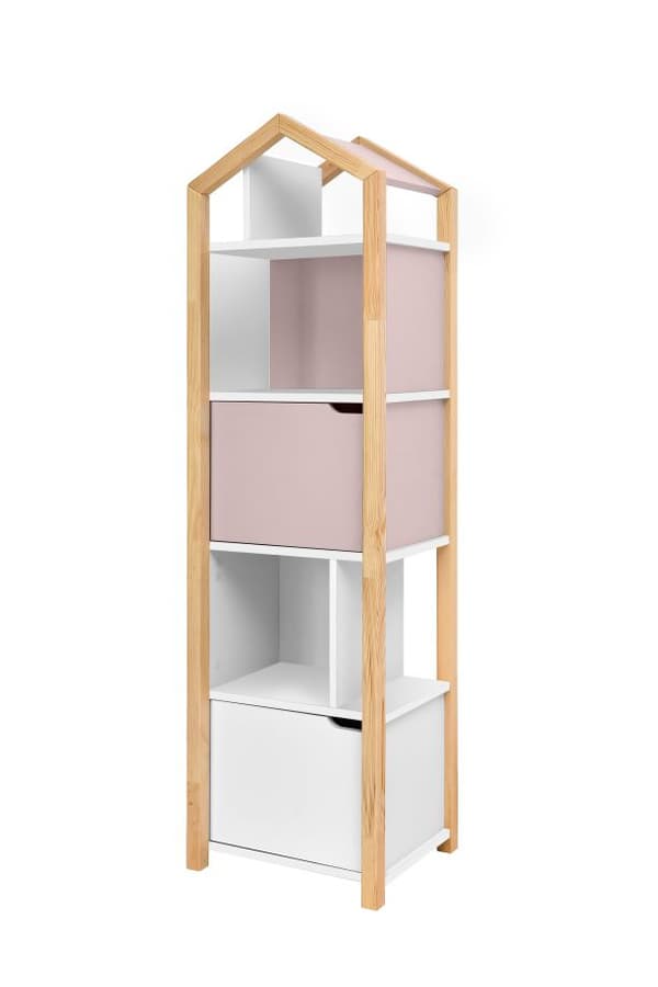 Bellamy – Manhattan bokhylla joey flamingo – Färg: Flamingo