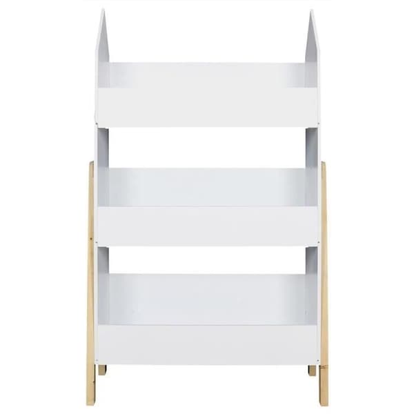 Barnbibliotek - GABRIEL - Gabriel - Vit - Trä - 3 platser