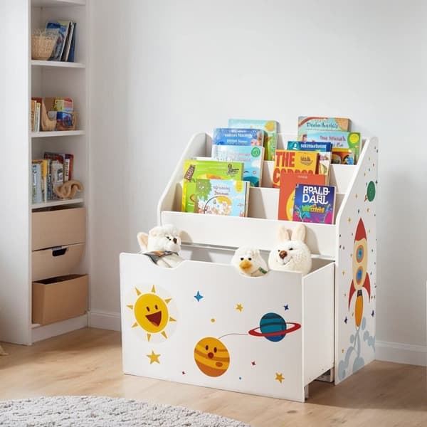 Boekenkast, plank, met 3 planken