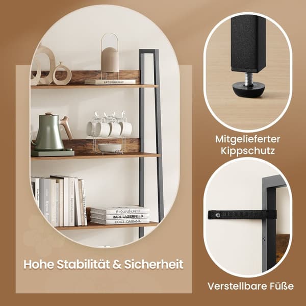 Bogreol, stigeplank 5 niveauer, smalt bestyrelse