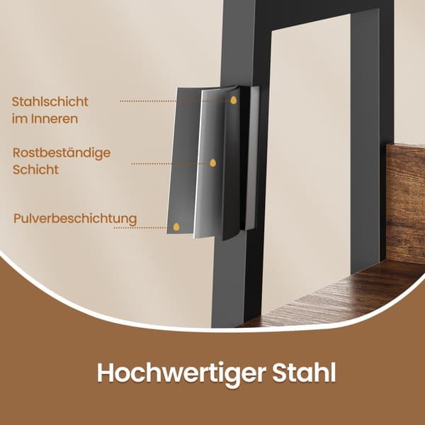 Bogreol, stigeplank 5 niveauer, smalt bestyrelse