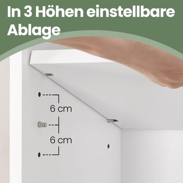 6-lags bogreol i skandinavisk stil, stående hylde til stuen