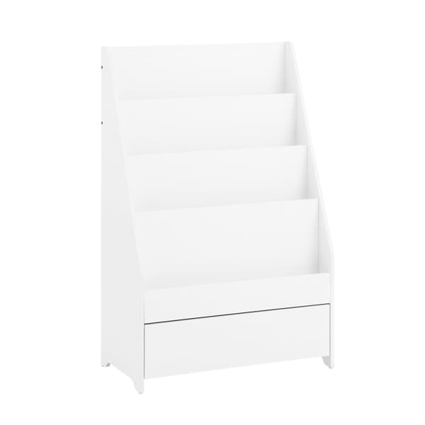 Kirjahylly, KMB112-W, 30x93x60 cm, Valkoinen