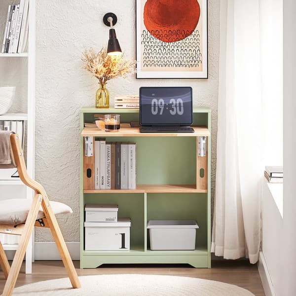 Hopfällbart skrivbord, FWT104-GR, 70x54x85 cm, Svart