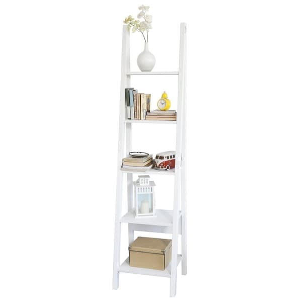 Bogreol, FRG101-W, 44x39x180 cm, Hvid