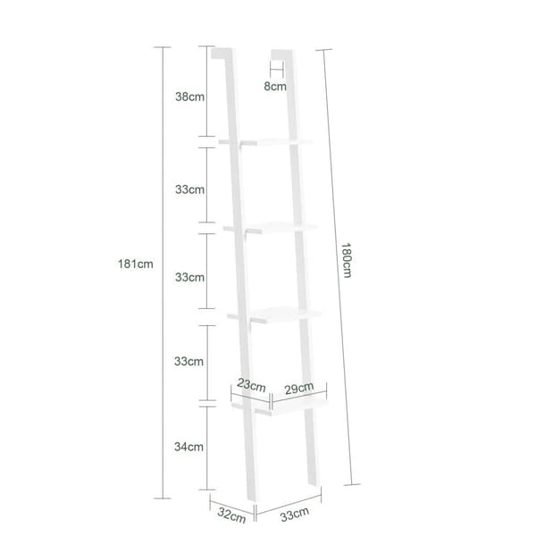 Bogreol, FRG15-W, 33x23x180 cm, Hvid