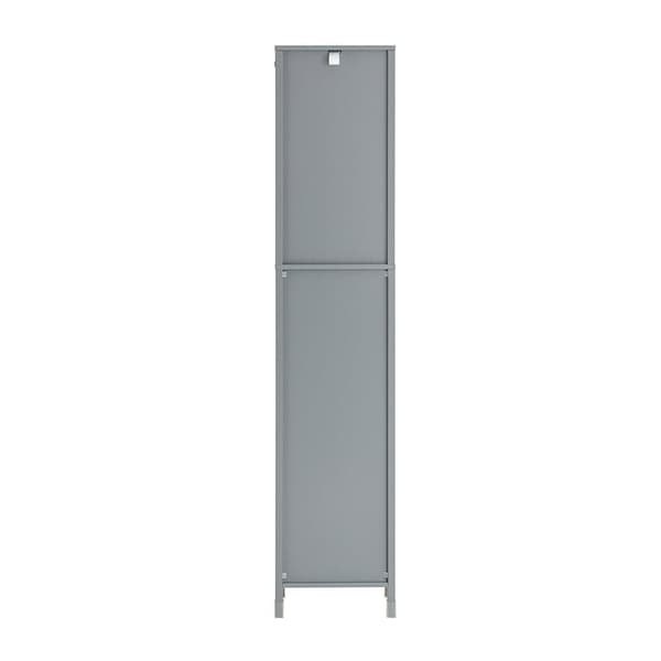 Högt Skåp, FRG126-SG, 30x30x144 cm, Grå