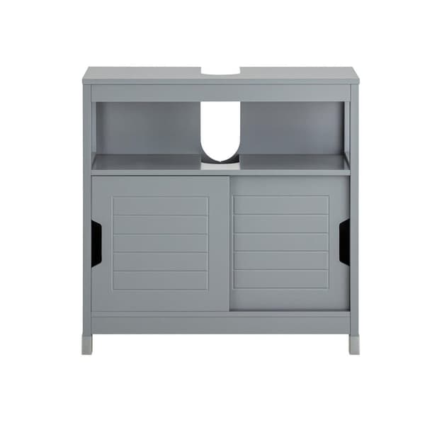 Vaskebordskabinet, FRG128-SG, 60x30x60 cm, Grå