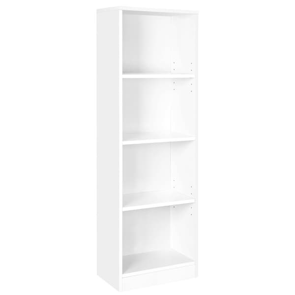 Enkel reol 4 rum hvid