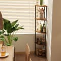 Miniatyrbillede 1 af 6: Hjørnehylde, SONGMICS HOME LBC610K01, 38,3x27x139 cm, Brun