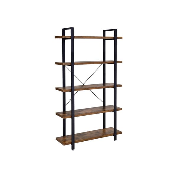 Bogreol, VASAGLE LLS55BX, 33.5x105x177.5 cm, Brun