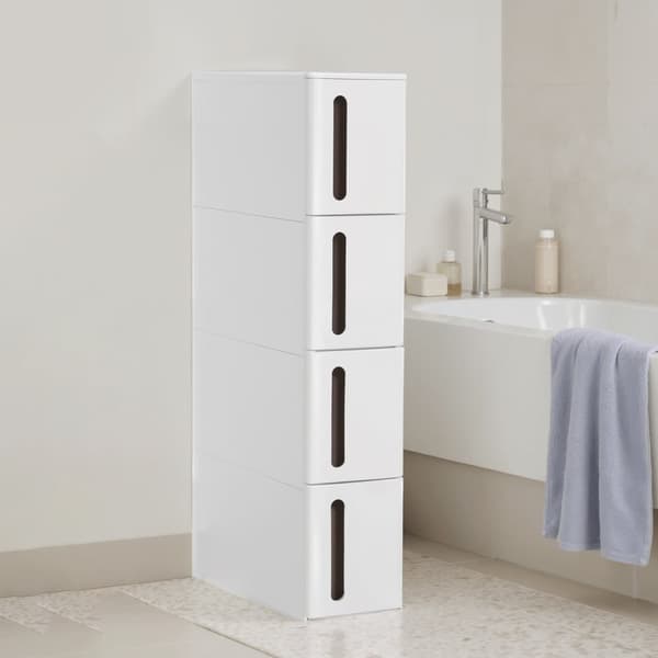 Mobil nichehylde, SONGMICS KFR08WT, 45x17x84 cm, hvid