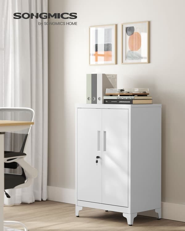 Tiedostokaappi, SONGMICS OMC013B01, 40x60x90 cm, Musta
