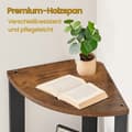 Pikkukuva 6 / 6: Kulmahylly, 37,2x37,2x159 cm, Vintage ruskea-musta