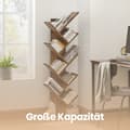 Miniatyrbillede 5 af 6: Bogreol, 25x50x141.5 cm, Vintage Brun