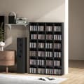 Miniatyrbild 5 av 6: Rootz Multimedia Storage Shelf - Bookhelf - CD/DVD Organizer - Justerbara hyllor - Space Saver - 89 x 130,5 cm - Svart