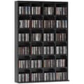 Miniatyrbild 6 av 6: Rootz Multimedia Storage Shelf - Bookhelf - CD/DVD Organizer - Justerbara hyllor - Space Saver - 89 x 130,5 cm - Svart