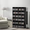 Miniatyrbild 2 av 6: Rootz Multimedia Storage Shelf - Bookhelf - CD/DVD Organizer - Justerbara hyllor - Space Saver - 89 x 130,5 cm - Svart