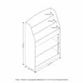 Miniatyrbild 2 av 4: Furinno Hylla - FR16118PK - Kidkanac Lova Magasin/hylla med förvaring, Rosa, Tät trä, One Size