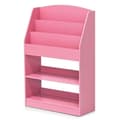 Miniatyrbild 1 av 4: Furinno Hylla - FR16118PK - Kidkanac Lova Magasin/hylla med förvaring, Rosa, Tät trä, One Size