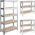 Miniatyrbild 1 av 4: Humberg hylla - 1 - 4846 Robust hylla med 5 MDF-hyllor 80 x 90 x 40 cm