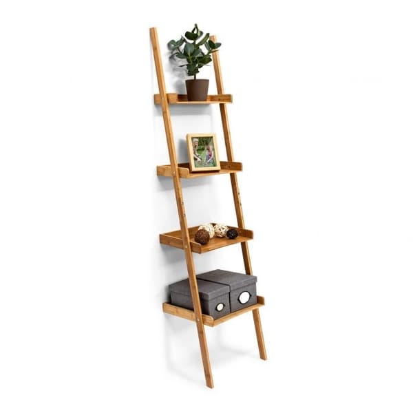 Steghylla bambu 4 hyllplan