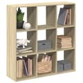Miniatyrbild 1 av 2: Bokhylla/Rumsavdelare sonoma-ek 102x29x103,5 cm konstruerat trä