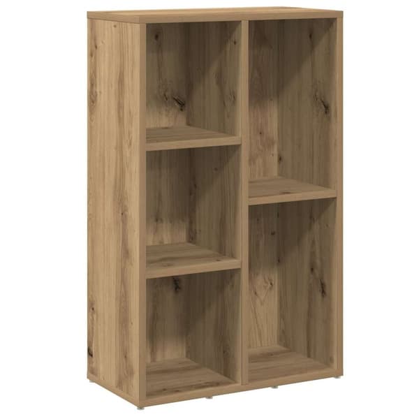 Bokhylla artisan ek 50x25x80 cm konstruerat trä