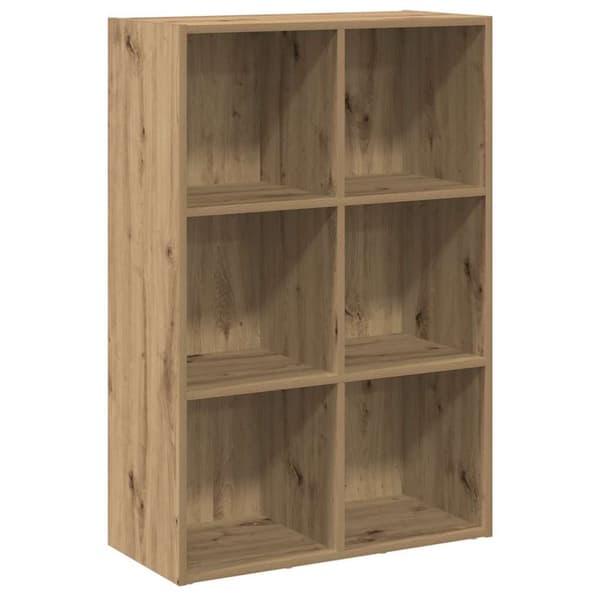 Bokskåp/skänk hantverksmässig ek 66x30x98 cm konstruerat trä