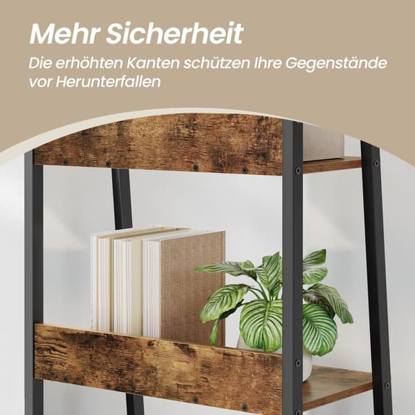 Boghylde - 5 niveauer - stigemodel - smal
