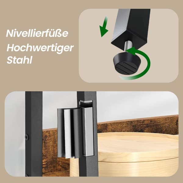 Boghylde - 5 niveauer - stigemodel - smal