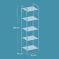 Miniatyrbillede 6 af 6: Plank - Standing - Metal - 5 niveauer