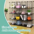 Miniatyrbillede 3 af 5: Stilladssystem - boutloos - 16 gitterblokke - sort