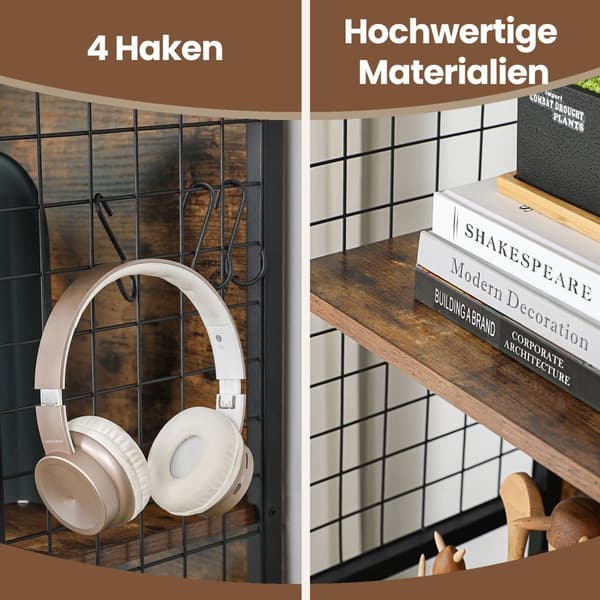 Planke - løsrevet - 4 hylder