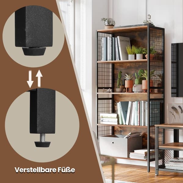 Planke - løsrevet - 4 hylder