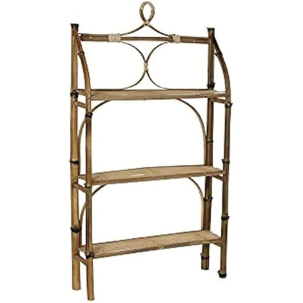 Hylla - DKD HEMINNREDNING - Bamburotting - 62 x 15 x 107 cm - 3 hyllor - Modern design