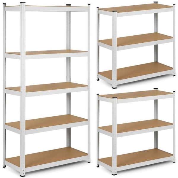 Lagerhylla - Humberg - 4847 - Metall - 180 x 90 x 40 cm - 5 hyllor