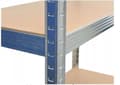 Miniatyrbild 5 av 5: Metallisk lagershylla G9030