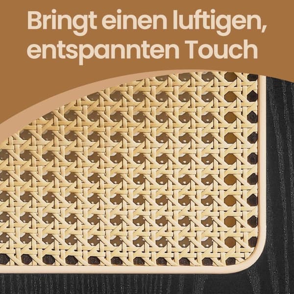 Rootz 5 -sarjan nurkkahylly - Kirjahylly - Poly Rattan - Space -Saver - 31,9 x 31,9 x 156,4 cm - ruskea musta
