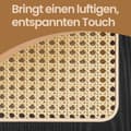 Pikkukuva 6 / 7: Rootz 5 -sarjan nurkkahylly - Kirjahylly - Poly Rattan - Space -Saver - 31,9 x 31,9 x 156,4 cm - ruskea musta