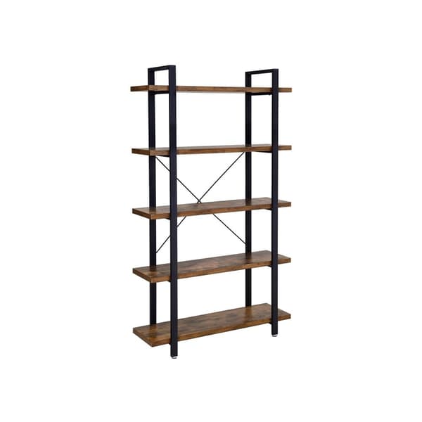 Rootz 5 -niveau bogreol - stående hylde - vintage industriel boghylde - robust og smuk - 33,5 cm x 105 cm x 177,5 cm