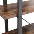 Miniatyrbillede 8 af 11: Rootz 5 -niveau bogreol - stående hylde - vintage industriel boghylde - robust og smuk - 33,5 cm x 105 cm x 177,5 cm
